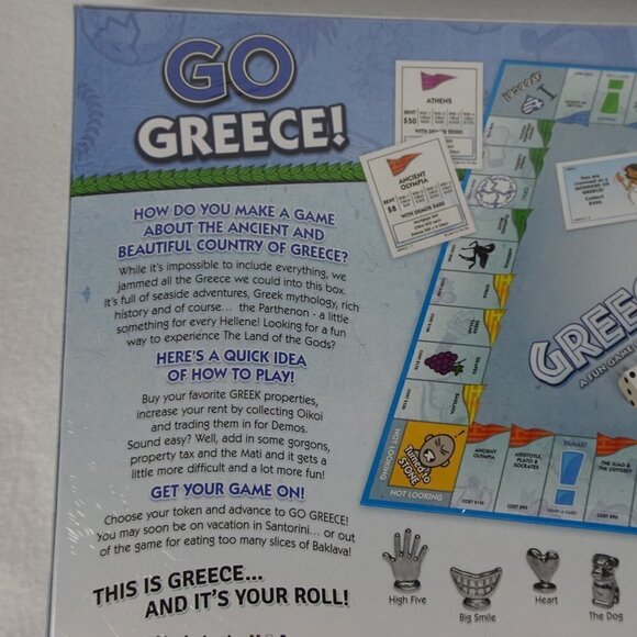 Greece Opoly Monopoly Board Game RARE Greek Theme New - Picture 8 of 13